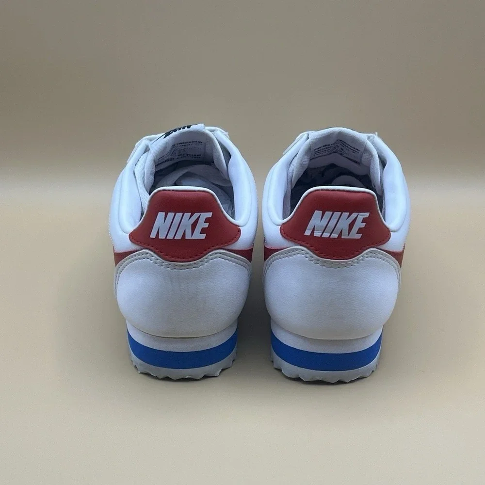 2018 Nike Cortez Forrest Gump Red Blue Retro Shoes - Women's Size 6.5 USED - Picture 4 of 8